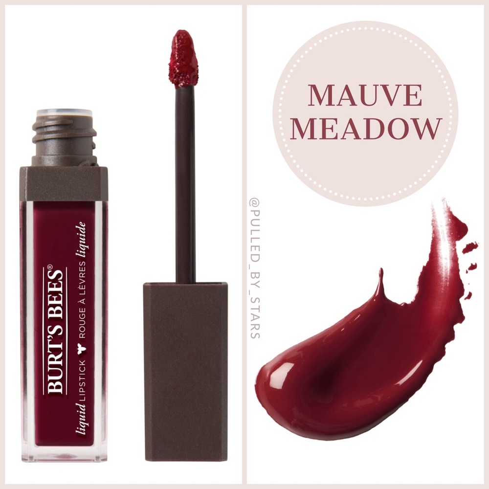 BURT'S BEES 100% Natural Moisturizing Liquid Lipstick - Mauve Meadow - NWT!